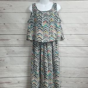 Robert Louis Patterened Maxi Dress